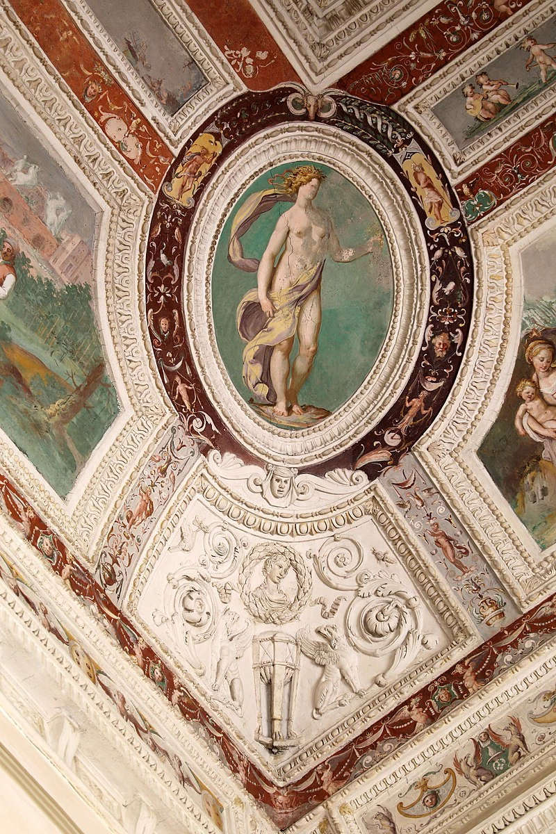 Volta dello scalone del casino di Pio iv - allegoria delle stagioni, inverno